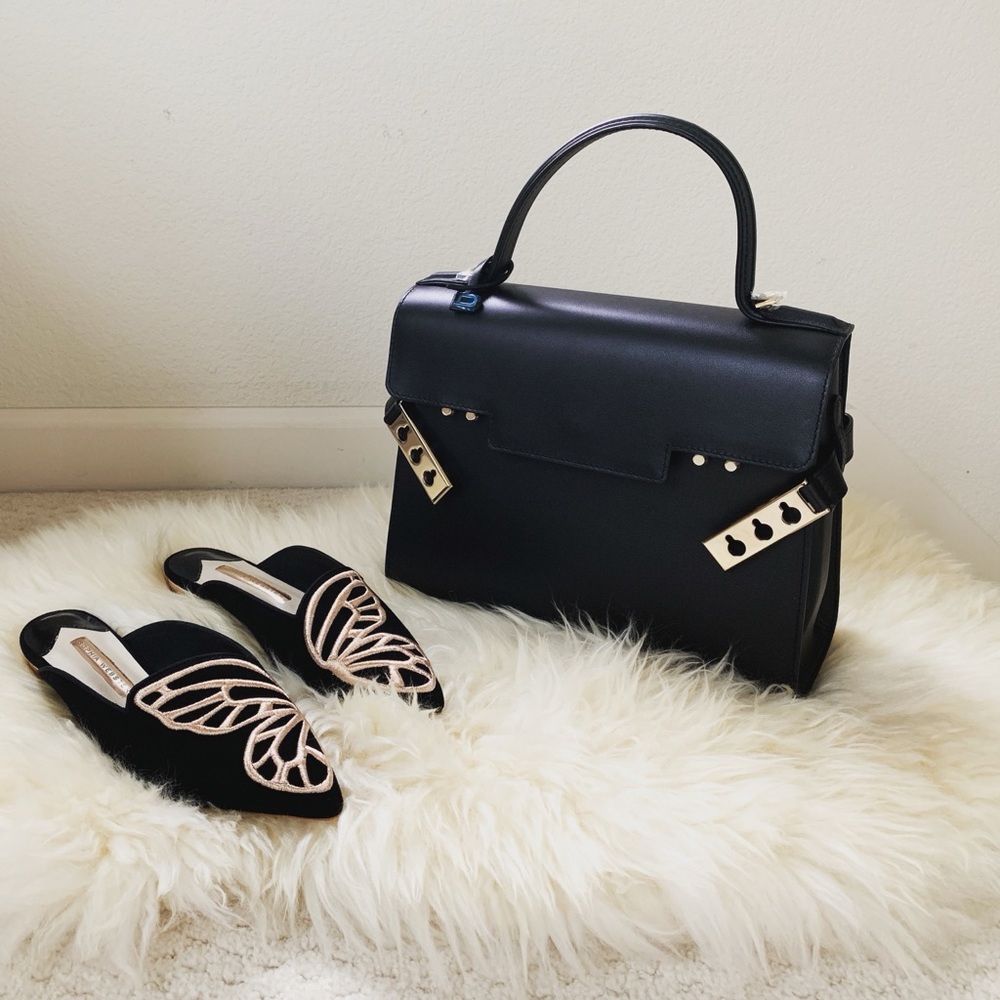 Delvaux Tempete MM Leather Satchel